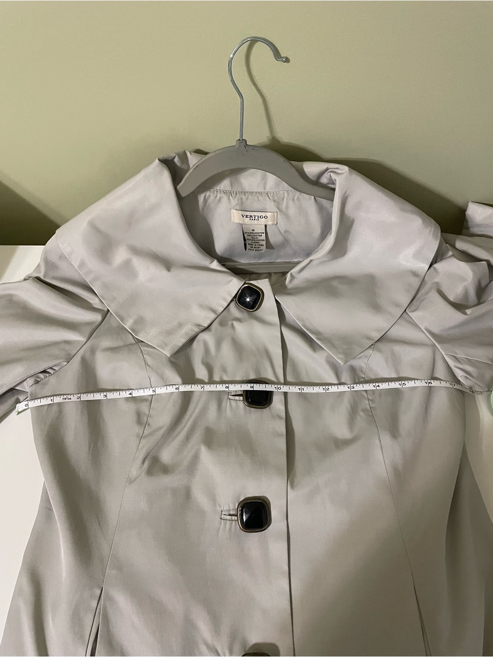 VERTIGO PARIS Women’s Raincoat - Picture 4 of 8